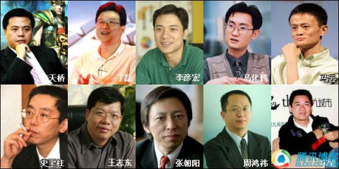 中國IT大佬合影